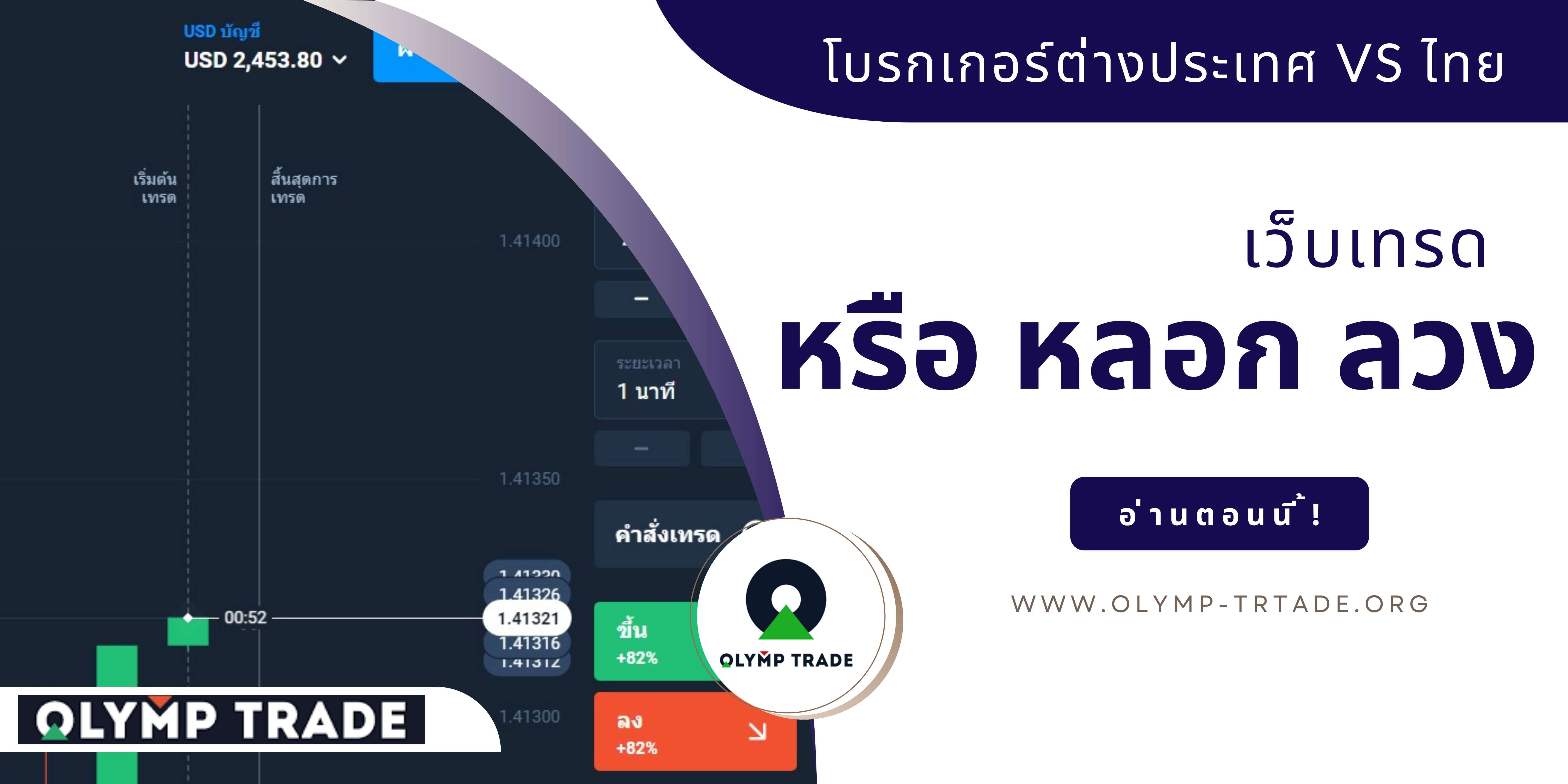 OlympTrade เว็บเทรด หรือ หลอก ลวง